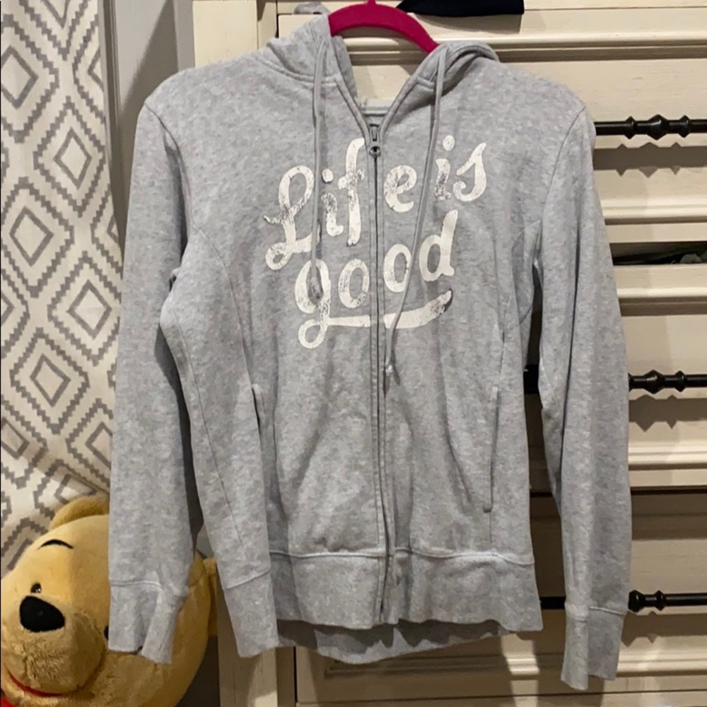 life is good zip up